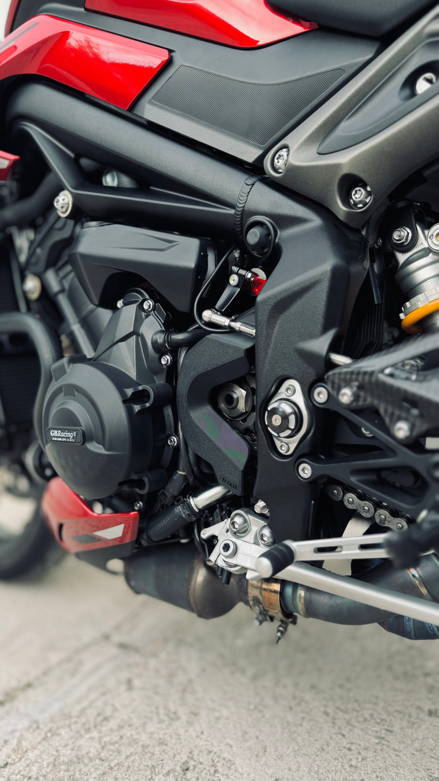 Protector de Piño - Triumph Street Triple