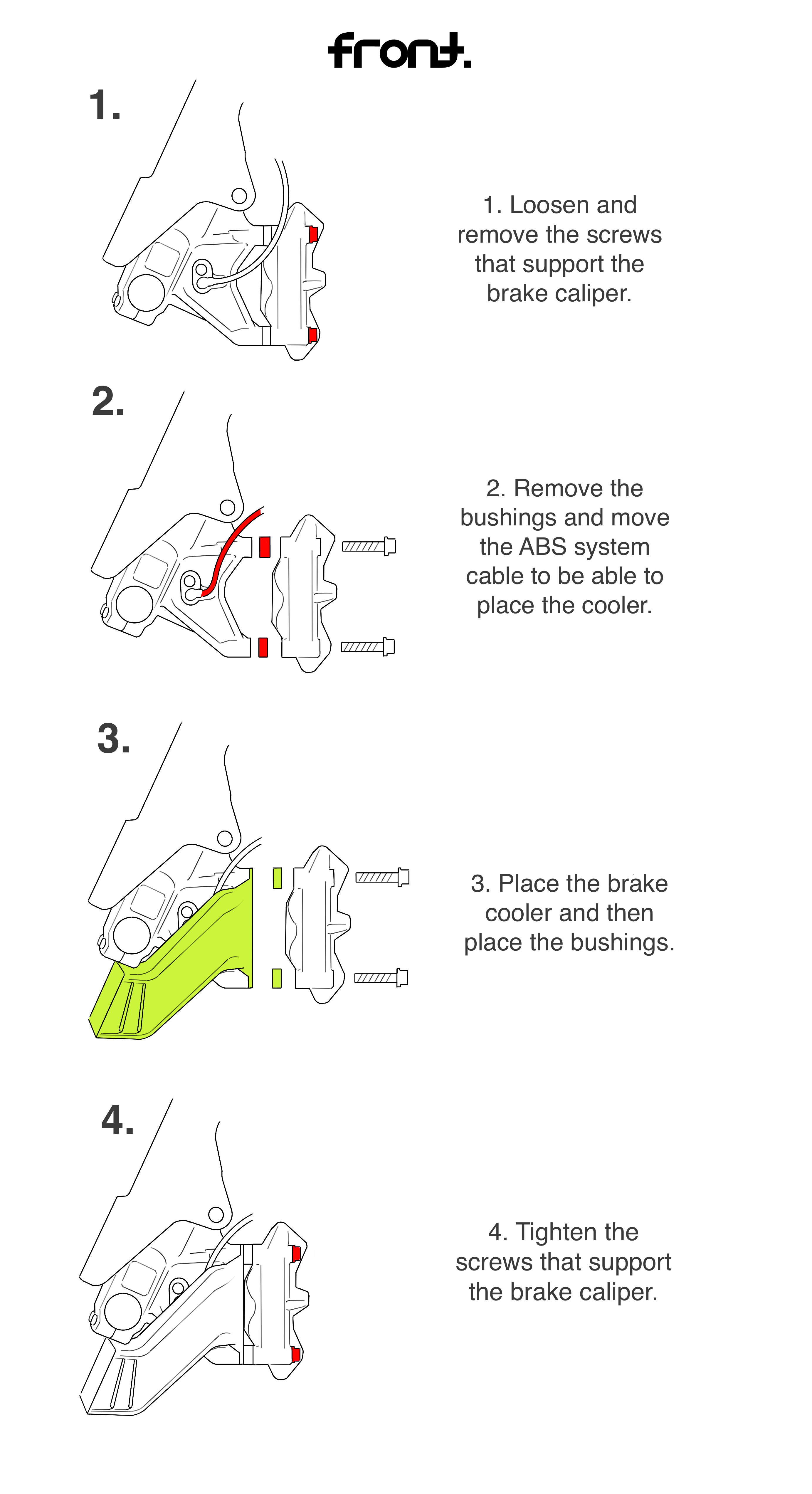 Dual Brake Cooler - KTM 690/Husqvarna 701 /Gasgas 700