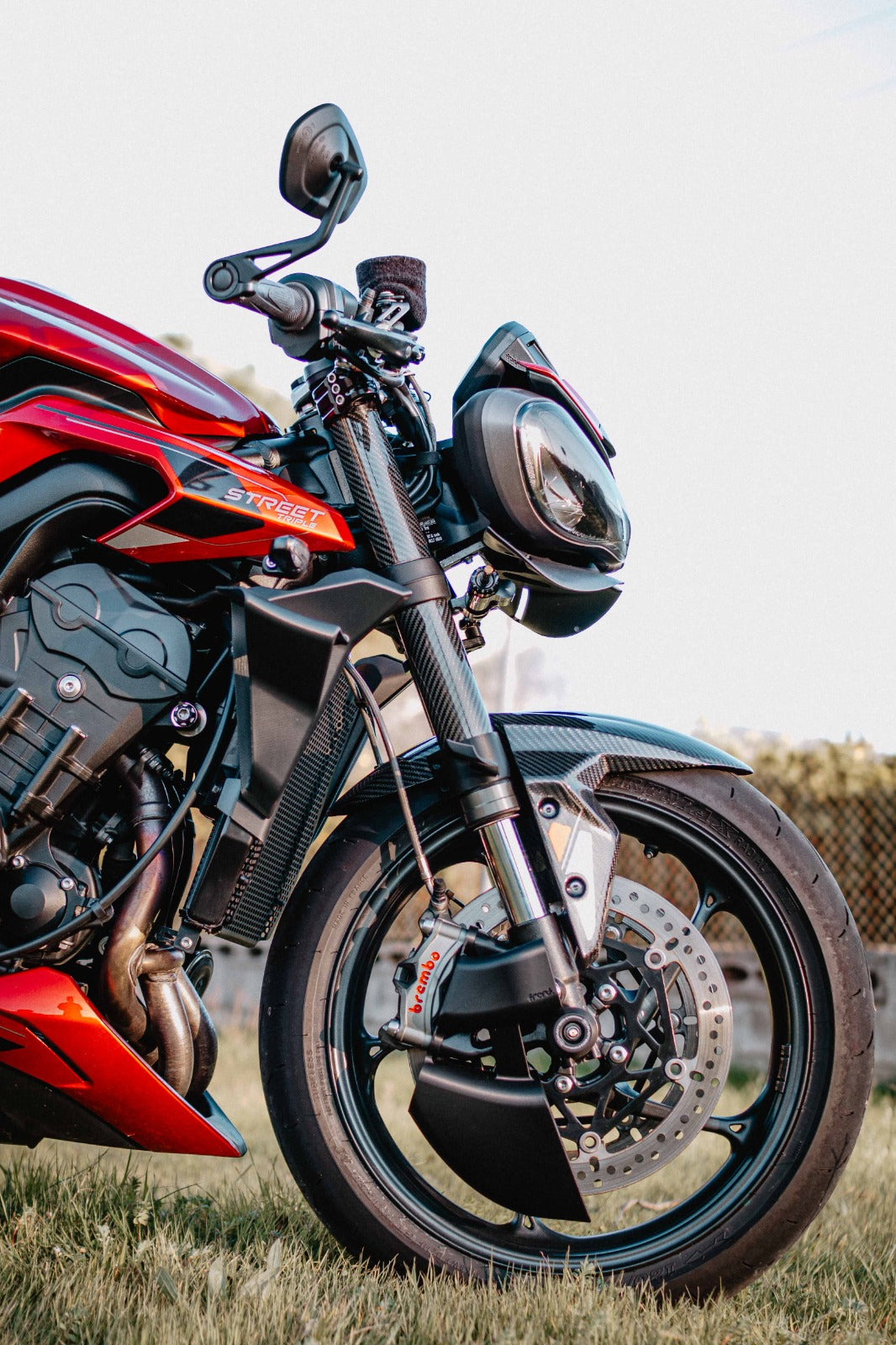 GP Brake Cooler - Triumph Street Triple 765 R/RS – front3d