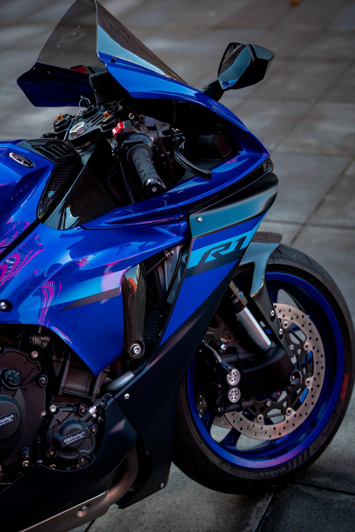 Brake cooler - Yamaha R1/R6/MT10 – front3d